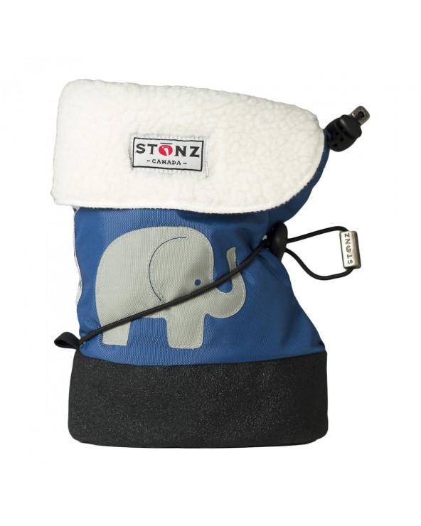 DETSKÉ OUTDOOR CAPAČKY Baby Booties - Elephant Slate Blue Baby Booties Stonz