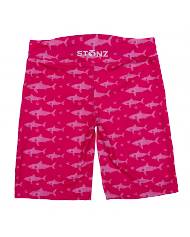 DETSKÉ BERMUDY S UV OCHRANOU - Fuchsia Shark | Stonz | stonzwear.sk