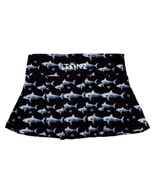 DETSKÁ SUKŇA 2v1 S UV OCHRANOU - Black Shark | Stonz | stonzwear.sk